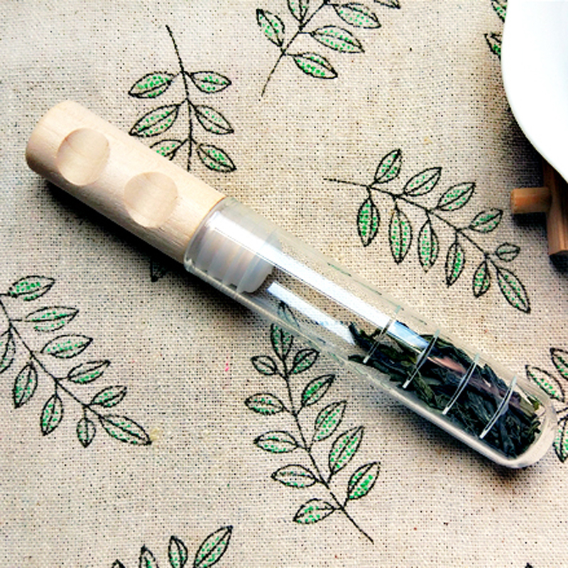 新款玻璃休闲试管泡茶器茶滤