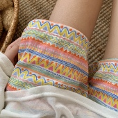 睡裤 家居短裤 可外穿 a类纯棉双层纱布可爱卡通睡裤 大波浪