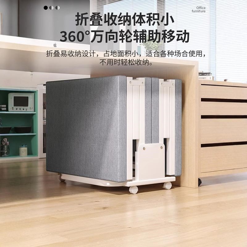 速发办公室折叠床午休人午护神器家用院携硬板简易医便陪睡床