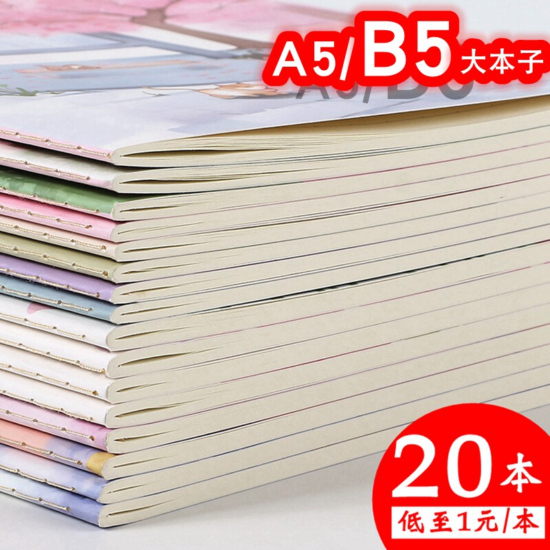 速发子简约文艺精大记事横创意可爱少心致学生课堂b5小学生日记本