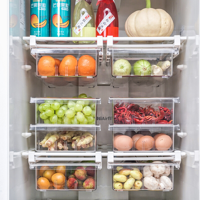 速发冰箱内部隔板层收纳盒抽屉式鸡蛋食物保鲜挂架冷藏整理分层置使用感如何?