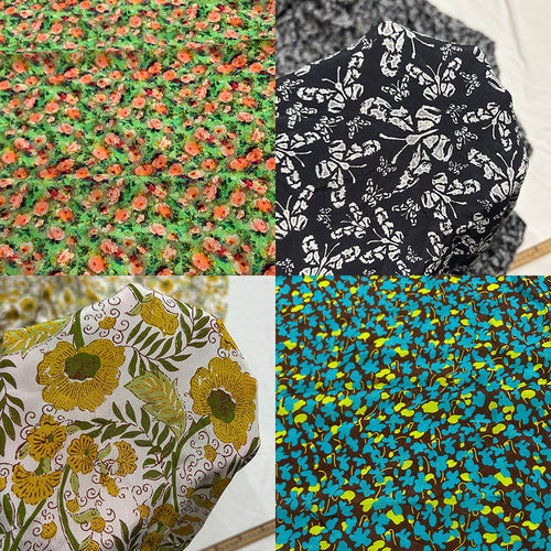 蚕之语桑蚕丝服装零布料花色面料