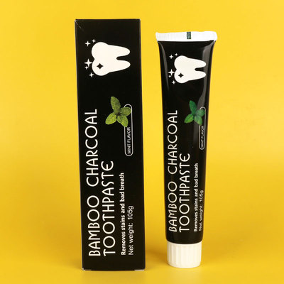 Bamboo荷兰竹炭美白牙膏105g