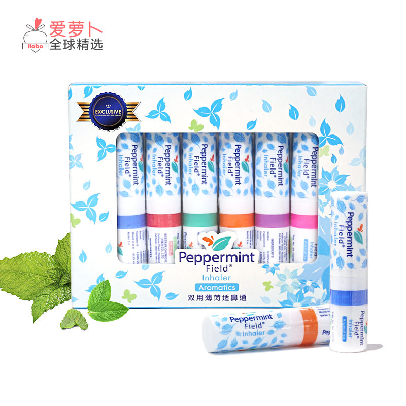 泰国八仙筒薄荷香鼻通鼻吸棒提神醒脑学生防瞌睡peppermint 洗护清洁剂/卫生巾/纸/香薰 清凉油/防暑/醒神药油 原图主图