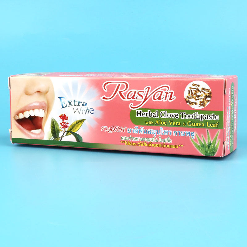 泰国Rasyan Herbal Clove草本牙粉牙膏口腔护理