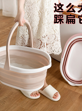 洗拖把桶长方形可折叠塑料加厚大水桶家用拖布桶拖地涮海绵挤水桶