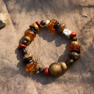 生命力 三坛星石 幸福 安定 沉香原创情侣手串手链礼物 新城