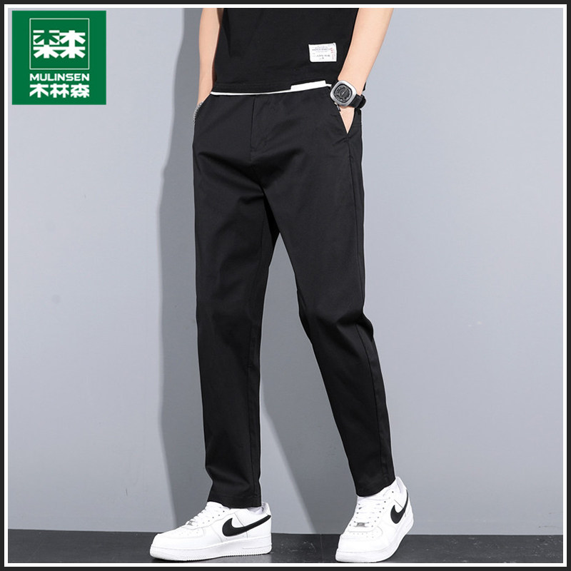 木林森休闲长裤男秋冬季宽松2021年新款韩版潮流百搭直筒哈伦裤子在类目 男装, 休闲裤中 - 来自Buy2taobao.com提供专业的淘宝代购服务