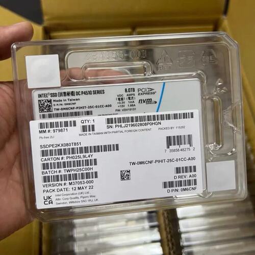 请议价-全新盒装Intel/英特尔 P4510 8TB U.2 NV