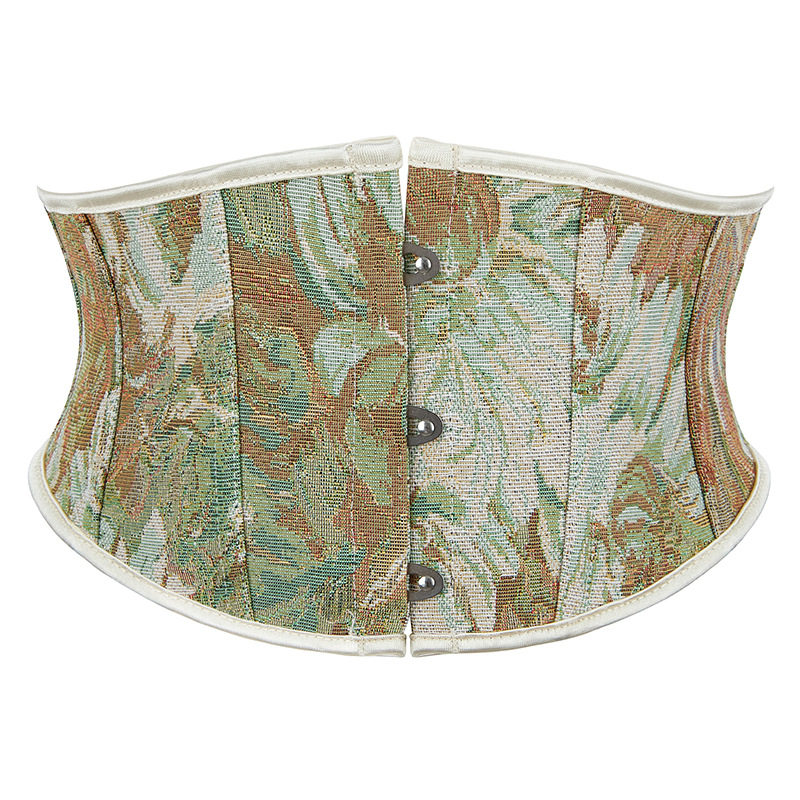 短款收腹塑身腰夹 复古油画提花女士束腰美体鱼骨corset束身腰封,女士内衣/男士内衣/家居服,塑身腰封/腰夹,淘宝优惠券,粉丝福利购,淘宝优惠卷