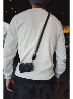 【现货】相机背带通用快装扣编织绳款复古富士索尼GR3佳能用挂脖