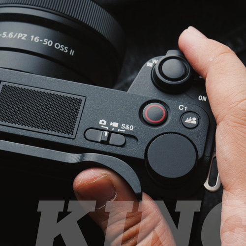 【King原创】索尼ZV-E10II升级版蒙皮指柄zve10一代通用热靴保护