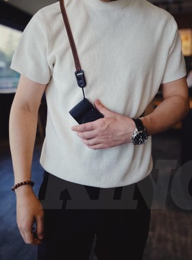 【现货】相机背带通用快装扣PU细背带款 富士索尼GR3佳能用挂脖