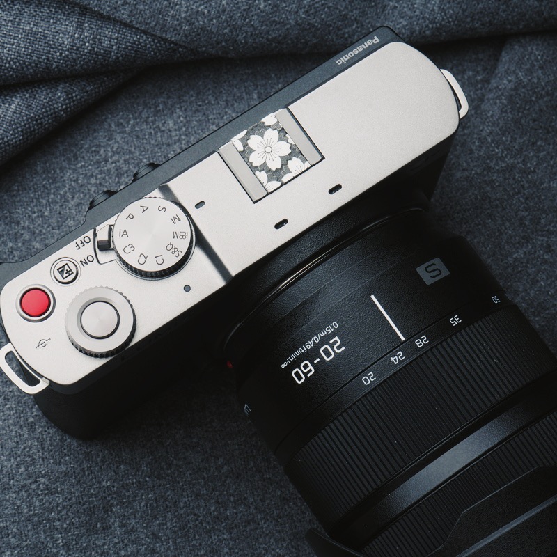 【King原创】松下S9 LUMIX S9专用冷靴盖位靴盖复古木材合金雕刻