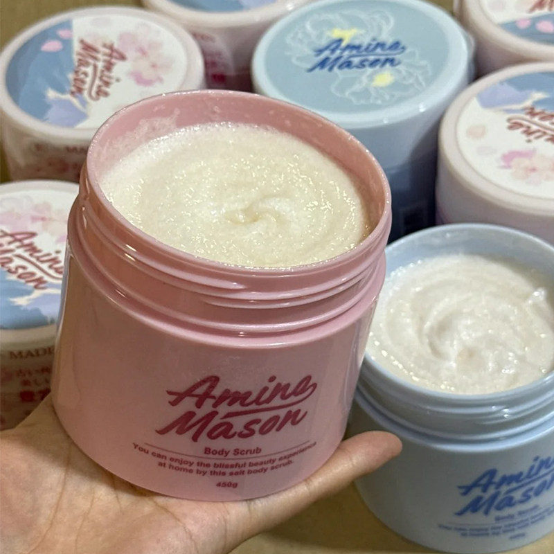 源380!霓虹国COSME榜壹的！Amino阿蜜浓梅森身体磨砂膏去角质450g