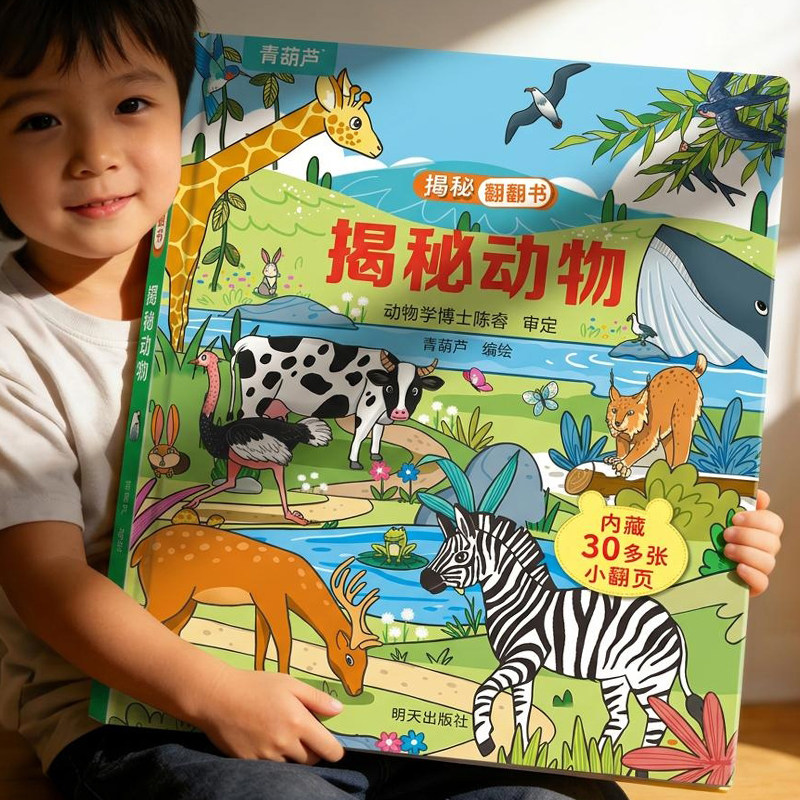 揭秘身体翻翻书 儿童3d立体翻翻书幼儿早教撕不烂绘本1-2岁 宝宝一两岁益智启蒙玩具图书 0-3岁探秘海洋恐龙交通工具揭秘系列书籍