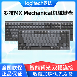 罗技大师系列MX mini无线蓝牙机械键盘商务办公便携 Mechanical