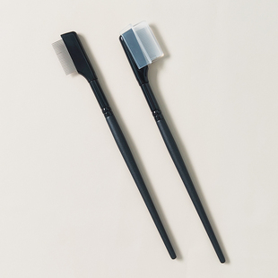 告别苍蝇腿！密齿不锈钢梳子睫毛梳眉睫刷梳睫毛眉毛梳