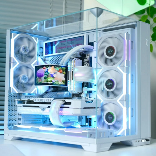 网裸眼3D曲面水冷电竞海景房电脑