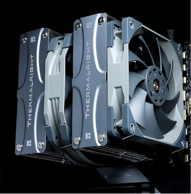 利民散热器120风冷5热管电镀焊