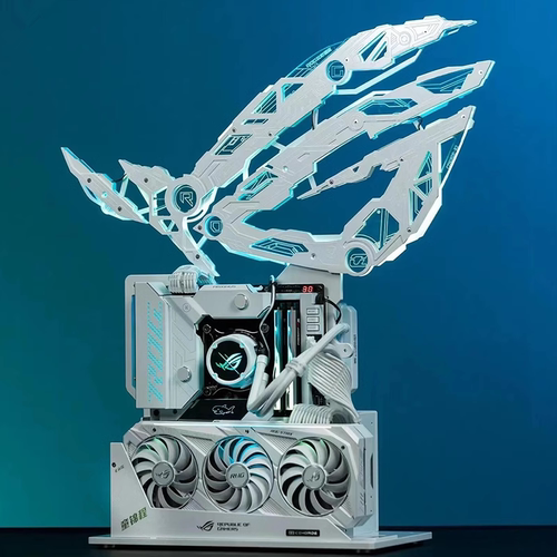 网红信仰眼ROG玩家国度水冷主机