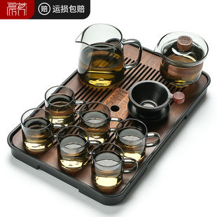 2025新款 茶具套装 盖碗轻奢高档手抓壶家用高颜值玻璃简易泡茶壶