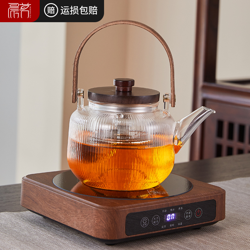 【商家直降】新中式胡桃色电陶炉