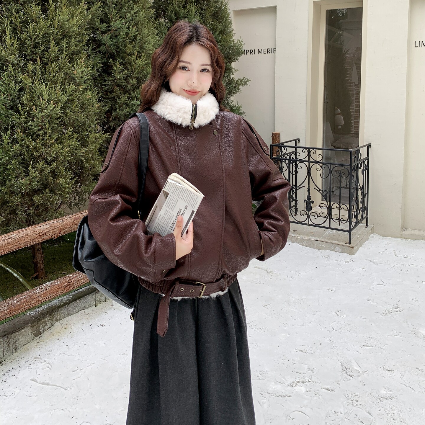 【现货】复古设计感派克外套2569-P235-K358,女装派克服,柏妮丝绮