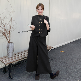 打底衫 阔腿裤 三件套 P195 马甲 2561 288 新款