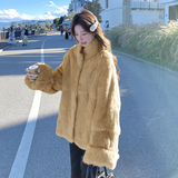【现货】软糯糯真兔毛皮草外套（有报告）2475-P305-K458，女装皮草，柏妮丝绮