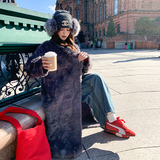 【现货】小湖羊环保皮草皮毛一体2459-P285-K428，女装皮草，柏妮丝绮