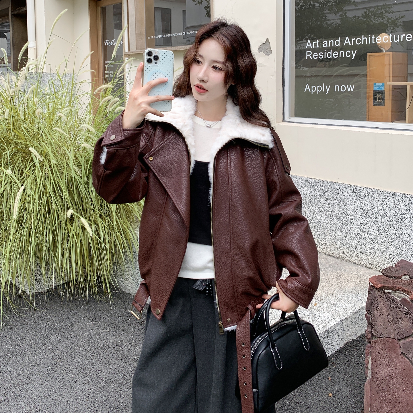 【新款】复古设计感派克外套2569-P235-K358，女装派克服，柏妮丝绮