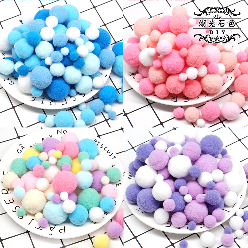»ìɫʥµ®Ã«ÈÞÇòСëÇòÔ¿³×¿ÛÄÌÓͽºDIY²ÄÁϰüÊÖ»ú¿ÇË®¾§µÎ½ºÊÎÆ·