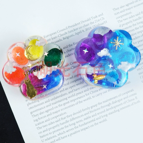 Имитация облака, глина, сделай сам, облако, грязевой кристалл, клей, материал, белая глина, микропейзаж, ювелирный материал ручной работы