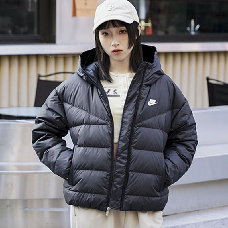 Nike耐克羽绒服女装2023冬季新款连帽保暖防风夹克外套DQ5904-010