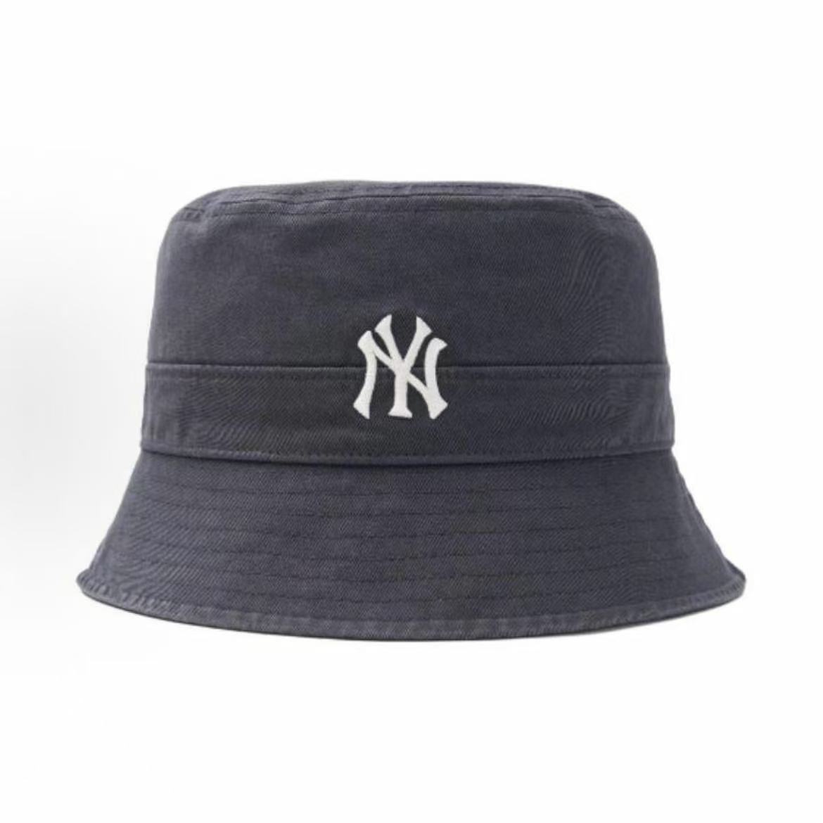 MLB 品牌设计 棉 渔夫帽 男女同款情侣款 蓝色 3AHTB035N-50CGS