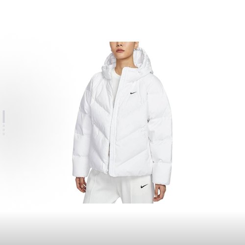 耐克正品女子连帽保暖运动羽绒服HV5236-100