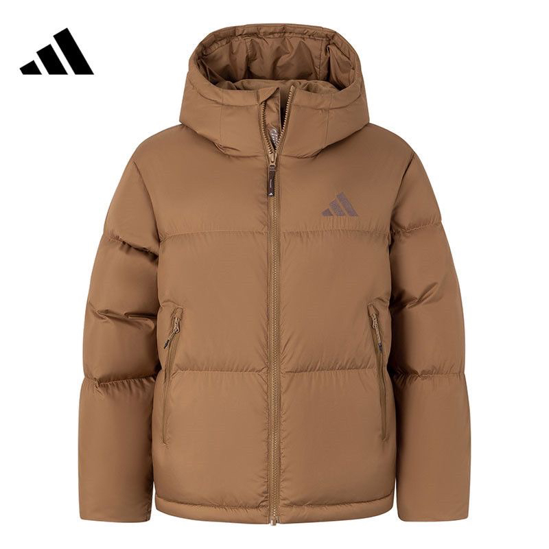 adidas阿迪达斯女子保暖运动休闲连帽羽绒服羽绒服JV6191