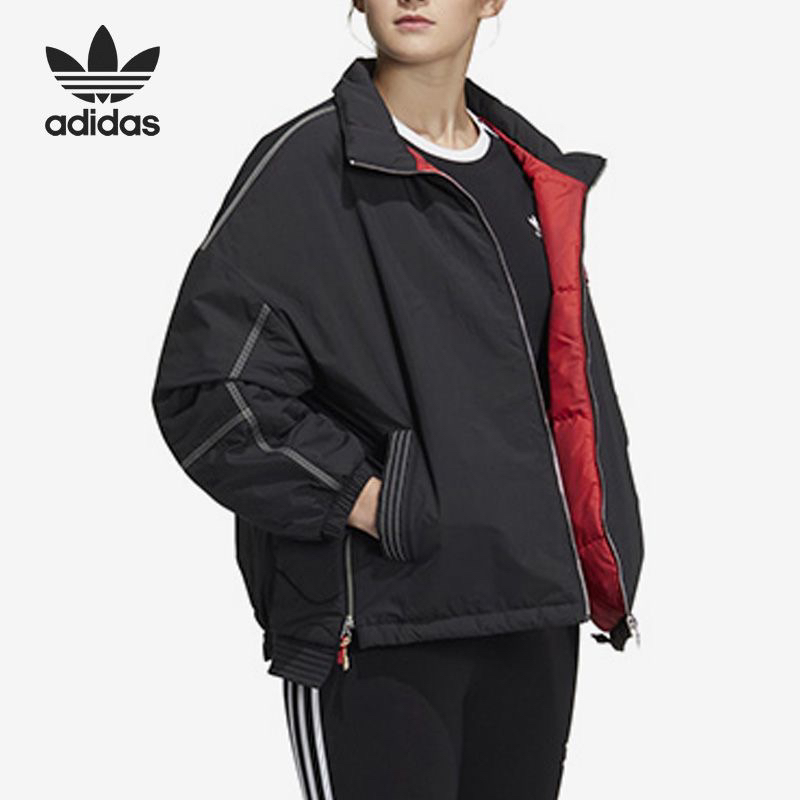 Adidas/阿迪达斯 正品三叶草女子户外运动保暖立领棉服 IM1702