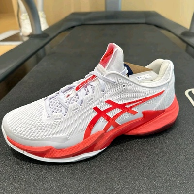 正品Asics Court FF 3 Novak防滑耐磨低帮网球鞋男款1041A521-966