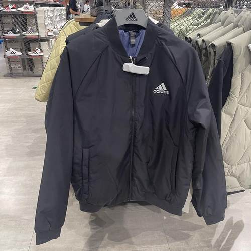 Adidas/阿迪达斯男款秋冬休闲保暖透气时尚夹克外套JN4855