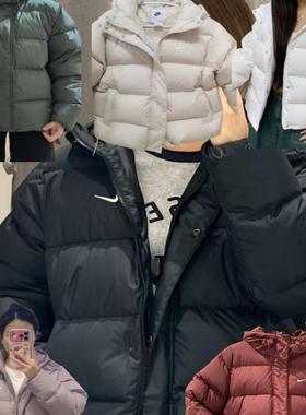 Nike Sportswear  时尚宽松连帽长袖保暖面包夹克羽绒服 女FZ5929