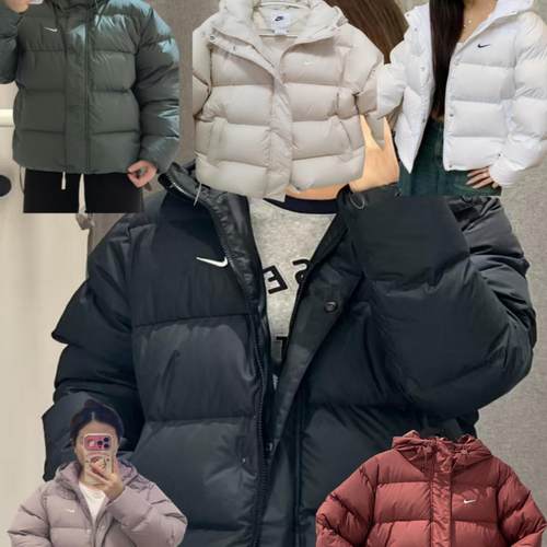 女子防风保暖运动羽绒服