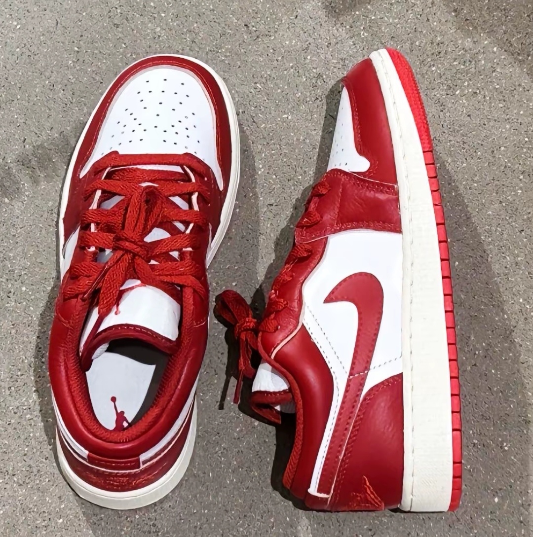 Nike Air Jordan Low AJ1白红男士低帮休闲运动板鞋FJ3459-160