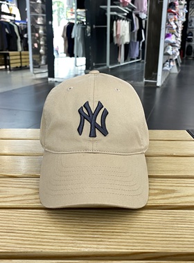 MLB 休闲棒球帽CP66 男女同款情侣款 卡其色3ACP6601N-50SAS