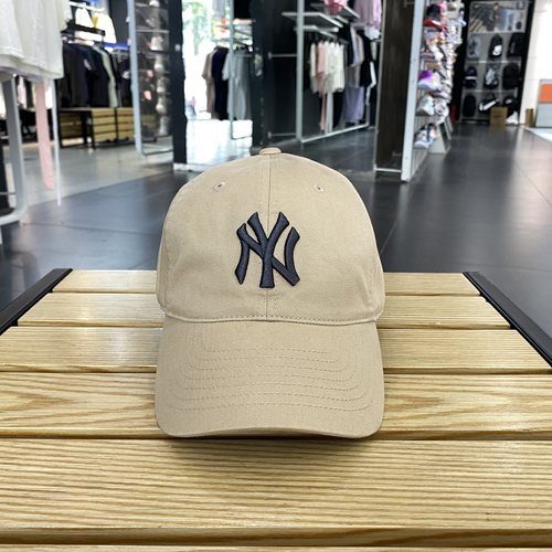 MLB 休闲棒球帽CP66 男女同款情侣款 卡其色3ACP6601N-50SAS