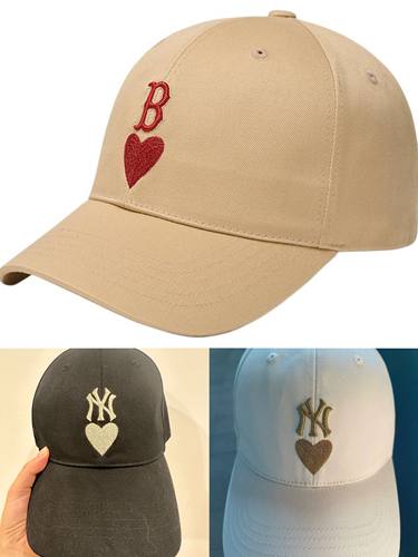 MLB 徽标标志 棉休闲帽 鸭舌帽 男女同款情侣款 多色3ACPH014N