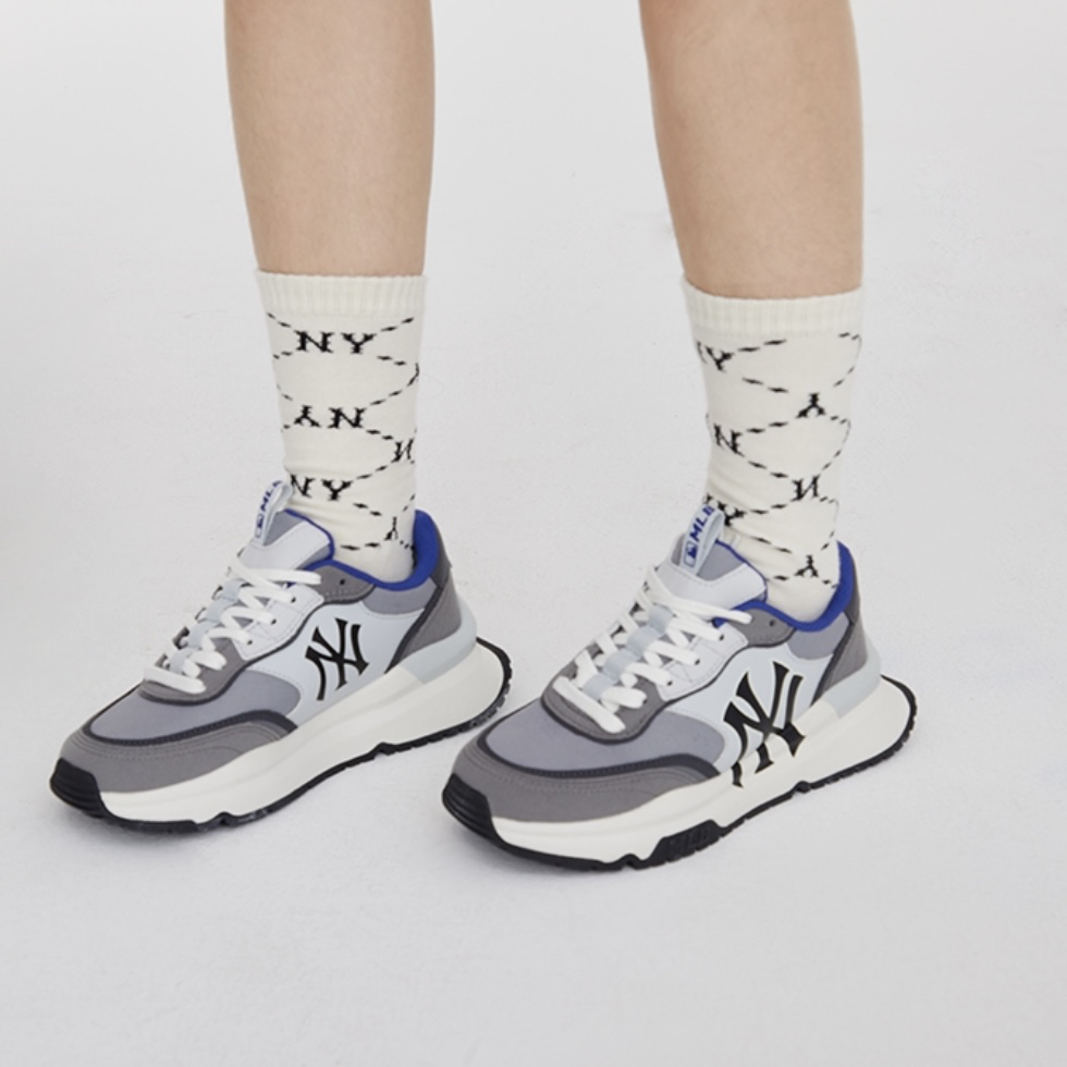 MLB 涤纶合成革 经典复古休闲跑步厚底 减震防滑3ASHCRS3N-50GRD