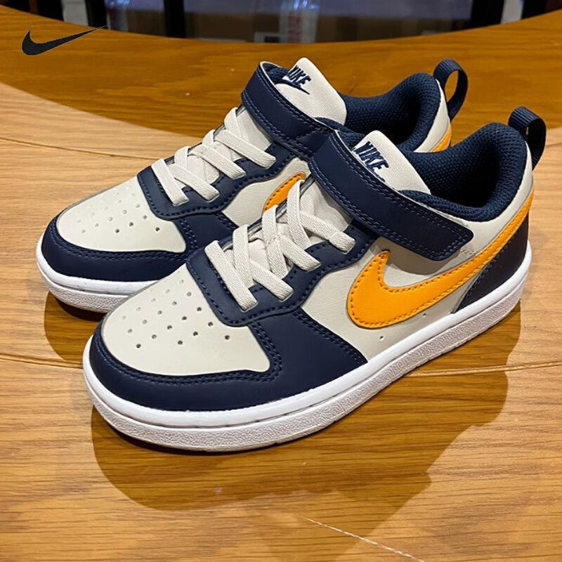 NIKE耐克春夏COURT男女休闲板鞋百搭透气青少年鞋童鞋DV5457-126