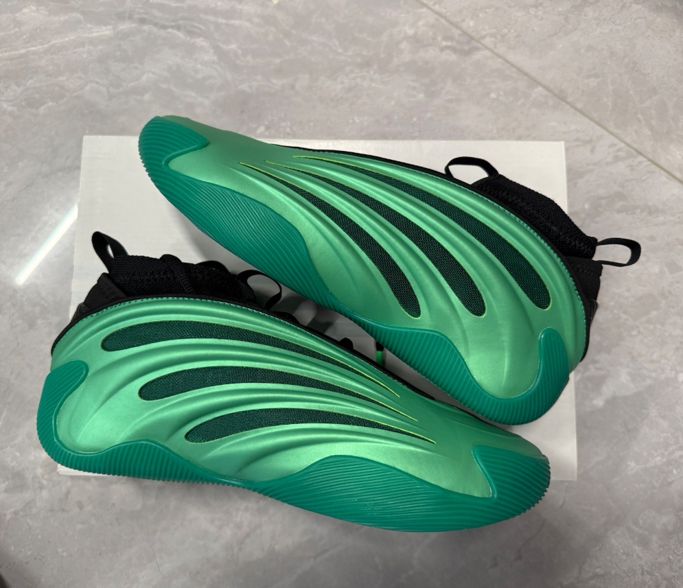 adidas Harden Vol.9 正品舒适防滑耐磨篮球鞋男女绿黑色JH6484